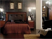 Dormitorios de matrimonio coloniales Aire de Grupo Seys muebles.