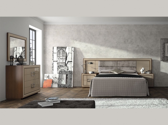 Fotografía de Dormitorio de matrimonio contempor&aacute;neo New Natura 03