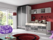 Muebles dormitorios Juveniles compactos  LAB* 17