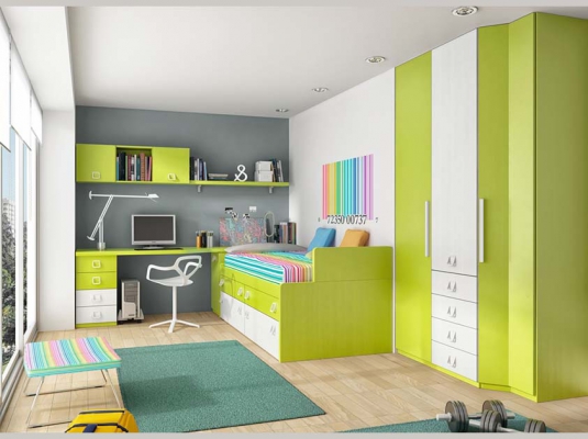 Fotografía de Muebles dormitorios Juveniles nidos  LAB* 20