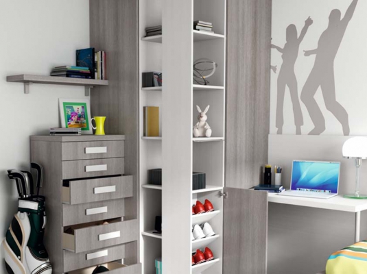 Fotografía de Muebles dormitorios Juveniles nidos  LAB* 24D