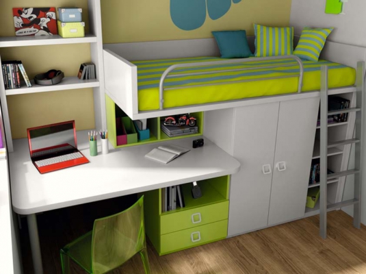 Fotografía de Muebles dormitorios Juveniles conjuntos tren  LAB* 28D