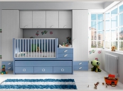 Muebles de dormitorios Infantiles LAB* 50. Cuna transformable.