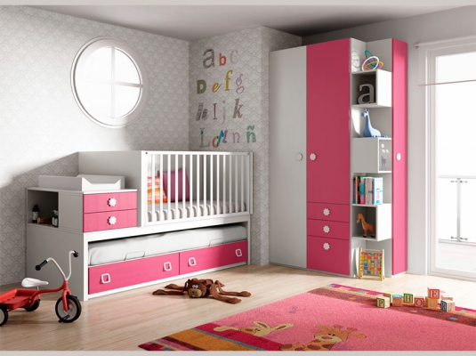 Fotografía de Muebles de dormitorios Infantiles LAB* 51. Transformable