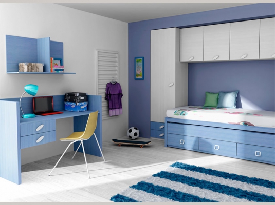 Fotografía de Muebles de dormitorios Infantiles LAB* 50. Transformada en Juvenil