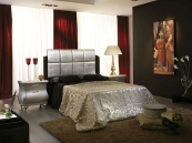 Muebles de dormitorios de matrimonio en madera maciza EDEN 04