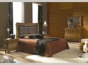 Muebles de dormitorios de matrimonio en madera maciza EDEN 06