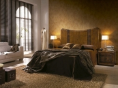 Muebles de dormitorios de matrimonio en madera maciza EDEN 07