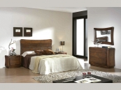 Muebles de dormitorios de matrimonio en madera maciza IRIS 08