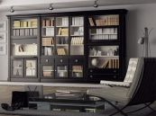 Muebles cl&aacute;sicos de salones y comedores CLASSIC. Biblioteca ALTAIR