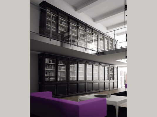 Fotografía de Muebles cl&aacute;sicos de salones y comedores CLASSIC. Biblioteca ESCORIAL