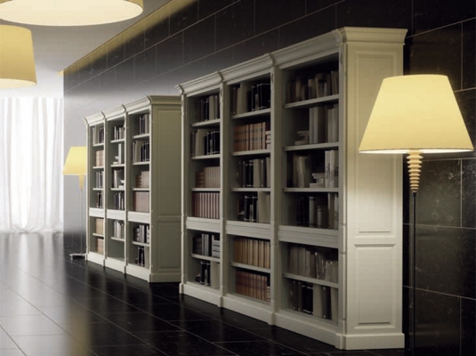 Fotografía de Muebles cl&aacute;sicos de salones y comedores CLASSIC. Biblioteca ESCORIAL 4
