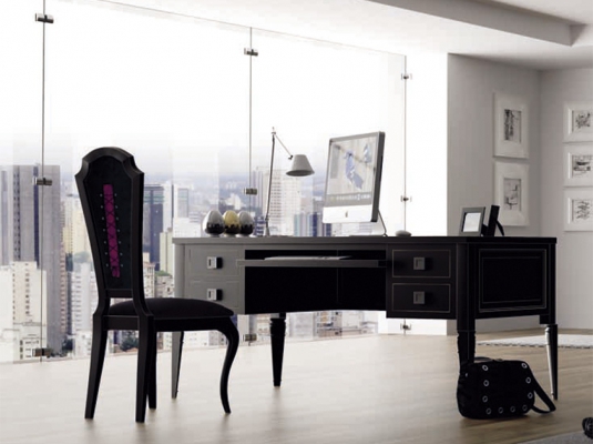 Fotografía de Mesa de despacho DOLCHE VITTA y silla BERTA