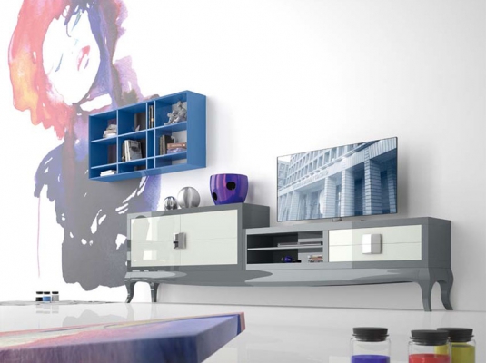 Fotografía de Muebles de salones QUANTUM. Composici&oacute;n G66