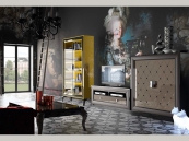 Muebles de salones QUANTUM. Composici&oacute;n G214 Capiton&eacute;