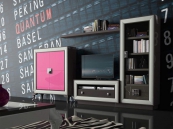 Muebles de salones QUANTUM. Composici&oacute;n G165