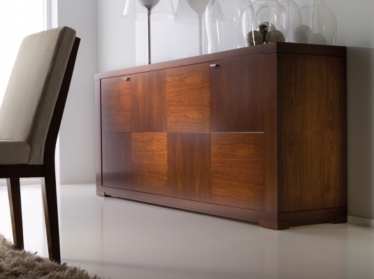 Fotografía de Aparador 220 nogal, muebles auxiliares NONA