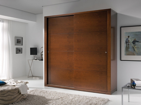 Fotografía de Armario 200 nogal, muebles auxiliares NONA