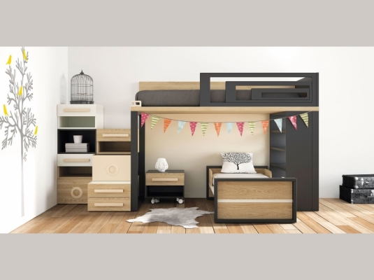 Fotografía de ambiente viena de muebles juveniles Lagrama